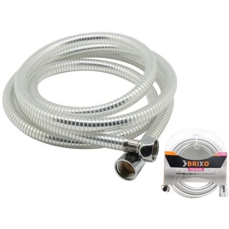 FLESSIBILI TUBO BRIXO PER DOCCIA PVC RINFORZATO CM.150 O 200 ARREDO BAGNO