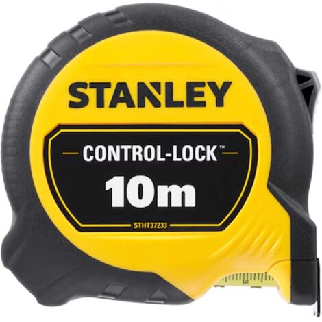 Flessometro 10m x Larghezza 25mm Finger Brake Control Lock Stanley STHT37233-0