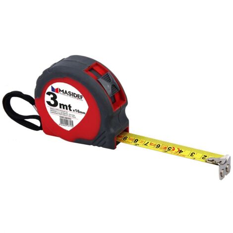 Flessometro con ritorno automatico 8m x 25mm