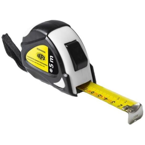 Flessometro gommato professionale zebra 5 m x 25 mm akifix nsm40006