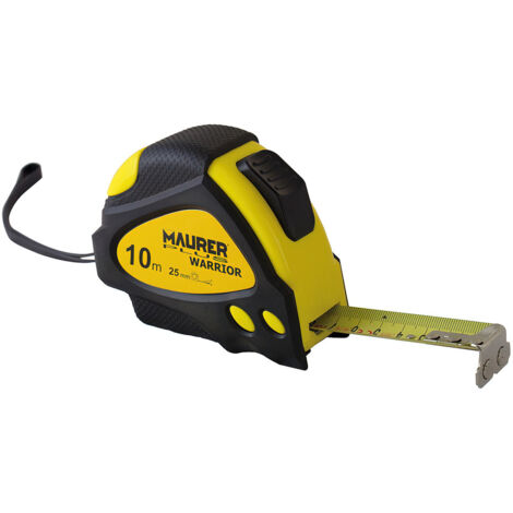 FLESSOMETRO MAURER PLUS WARRIOR 10MT 25MM - CF. IN BLISTER
