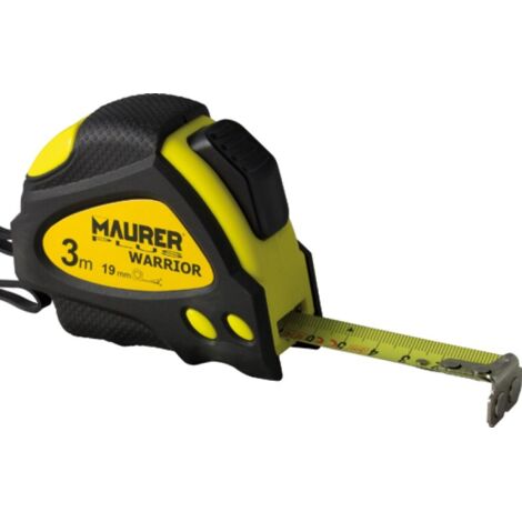 FLESSOMETRO MAURER PLUS WARRIOR 5 metri 25 mm Antiscivolo con calamita