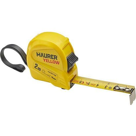 FLESSOMETRO MAURER YELLOW 3MT 16MM - CF. IN BLISTER