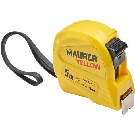 FLESSOMETRO MAURER YELLOW 5MT 19MM - CF. IN BLISTER