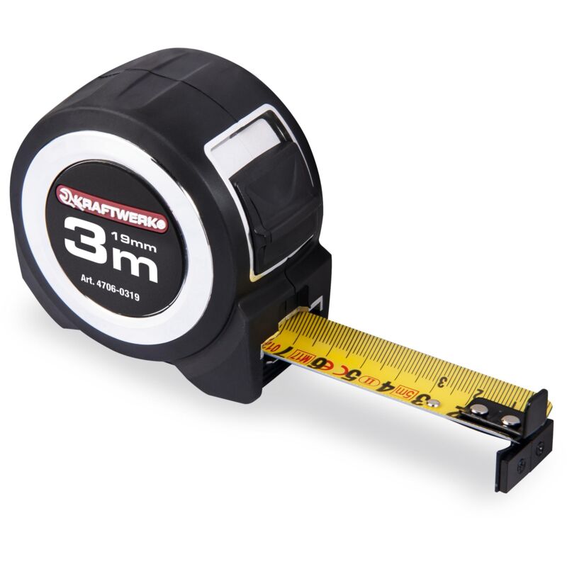 Flessometro professionale 3 m x 19 mm