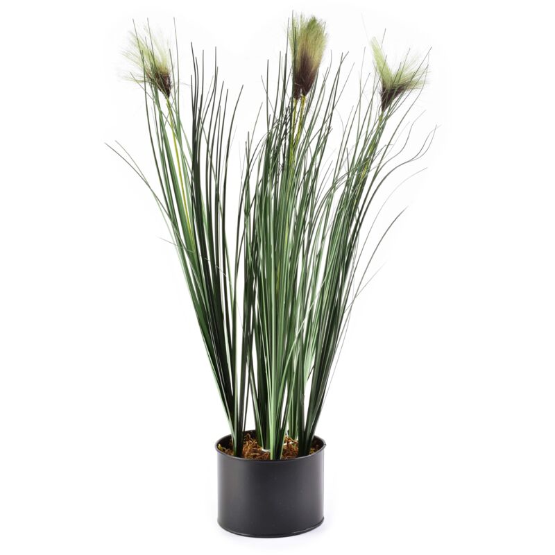 Fleur artificielle 12,5xh64cm fleurs vert-marron