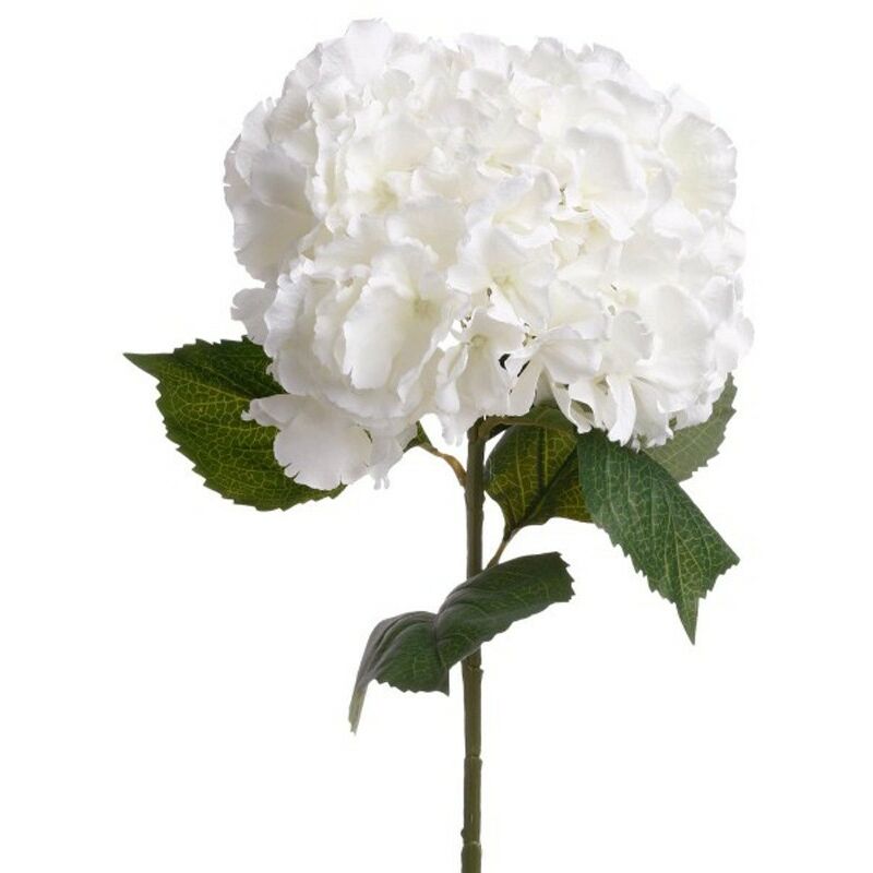 Fleur Artificielle Hortensia 83cm Blanc