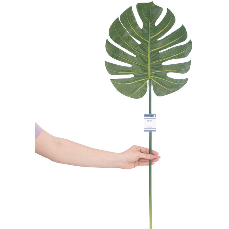 Ameliahome - fleur artificielle tropi couleur vert style moderne