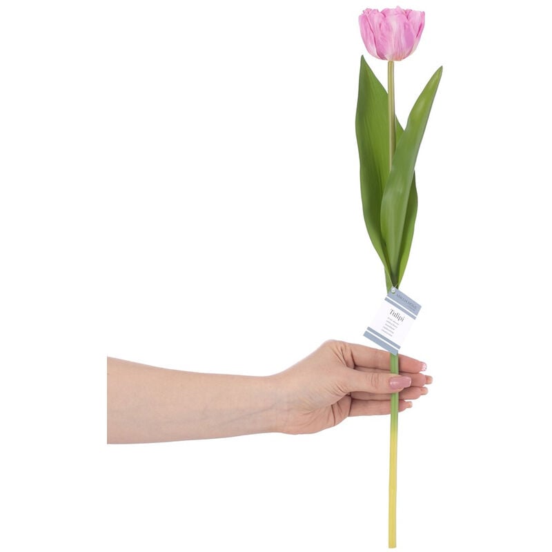 Ameliahome - fleur artificielle tulipi couleur lilas style moderne