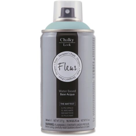 Fleur Chalky Look Spray Colore Opaco Gessoso Shabby per Legno Metallo Muro - Colore: Cape Town Blue