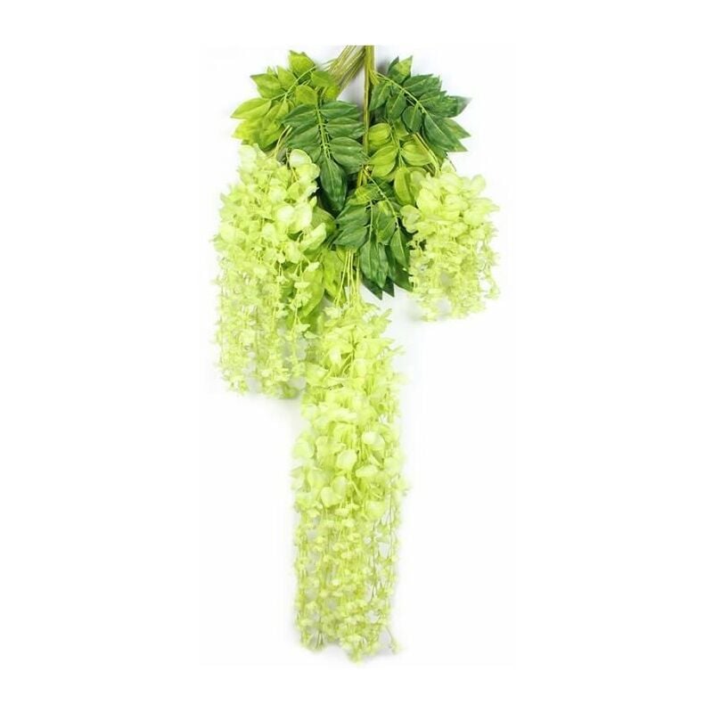 Fleur de glycine rayonne verte Fleurs artificielles et bouquets