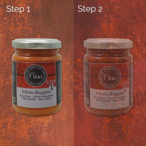 Fleur - Effetto ruggine step 1 e step 2 / step 1 + step 2