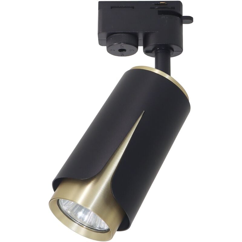 FLEUR NOIR OR RAIL 1xGU10