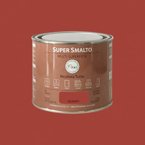 FLEUR SUPER SMALTO MULTI-SUPERFICIE 375ML F35 RUSTY