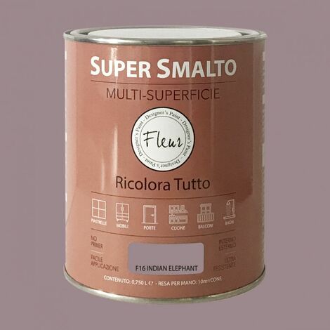 FLEUR SUPER SMALTO MULTI-SUPERFICIE 750ML F16 INDIAN ELEPHANT