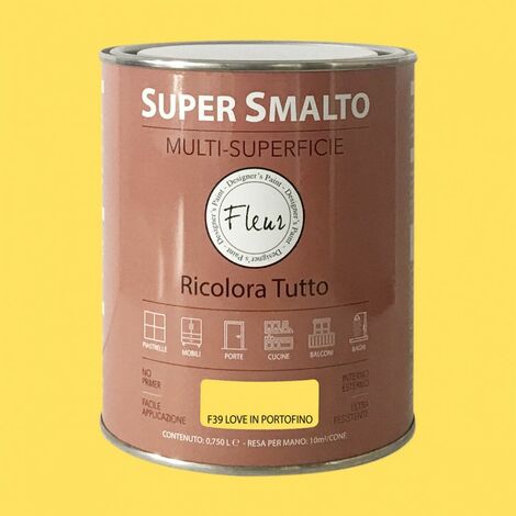 FLEUR SUPER SMALTO MULTI-SUPERFICIE 750ML F39 LOVE IN PORTOFINO