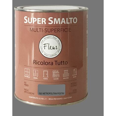 FLEUR SUPER SMALTO MULTI-SUPERFICIE 750ML F85 METROP POE