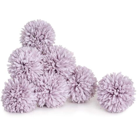 Fleurs artificielles, 9 pièces de fausses fleurs en soie, hortensias artificiels, bouquet de mariée pour la décoration intérieure