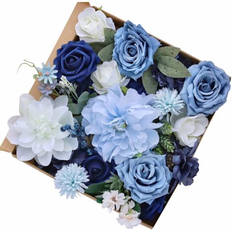 Fleurs artificielles en soie, fleurs de mariage, fausses fleurs pour bricolage