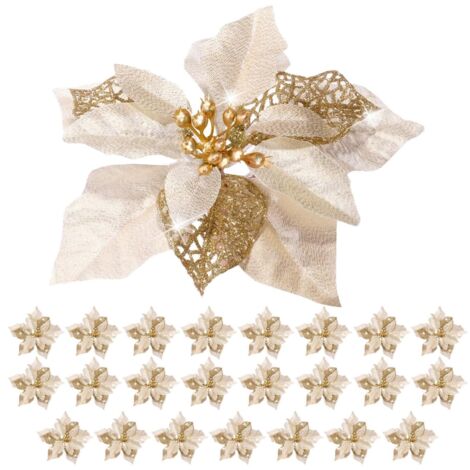 Fleurs Artificielles Pour L'extérieur - Couronne De Noël Artificielle - Guirlande De Noël Décorative Pour Fêtes Saisonnières, Mariage, Cheminée, Décoration Saisonnière