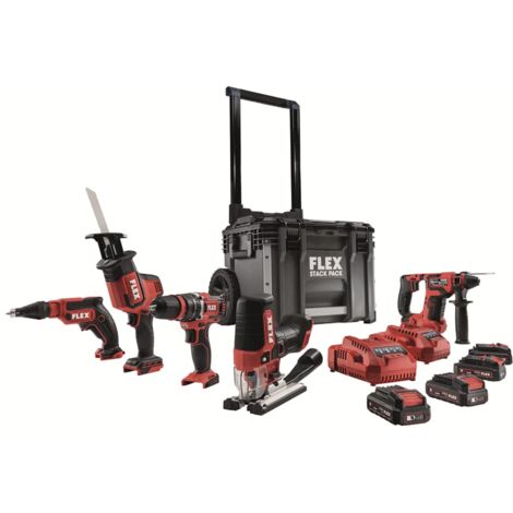 Flex 12 V Akku Set Stack Pack PD 2G DW 37 JSP 12 RS 16 FHE 1-16 12-EC, 4 Akkus