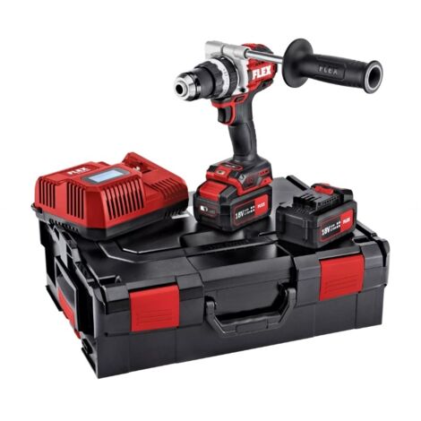 Flex Akku Schlagbohrschrauber PD 2G 18.0-EC HD 5.0 Set 18V Turbo Modus EMS