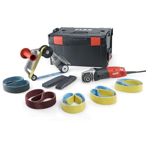 Flex BRE 14-3 125 Set Ponceuse à bande pour tubes TRINOXFLEX en set