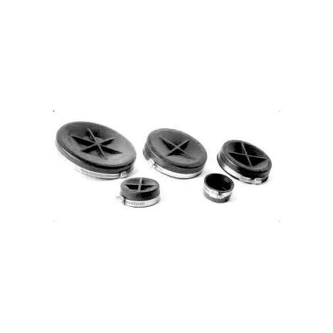 Flex-cap-Verschluss mit Schelle 132 bis 138 mm.