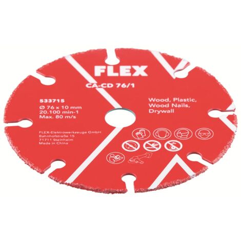 Flex Carbide Trennscheibe CA-CD 76/1 für LBE 76 12-EC