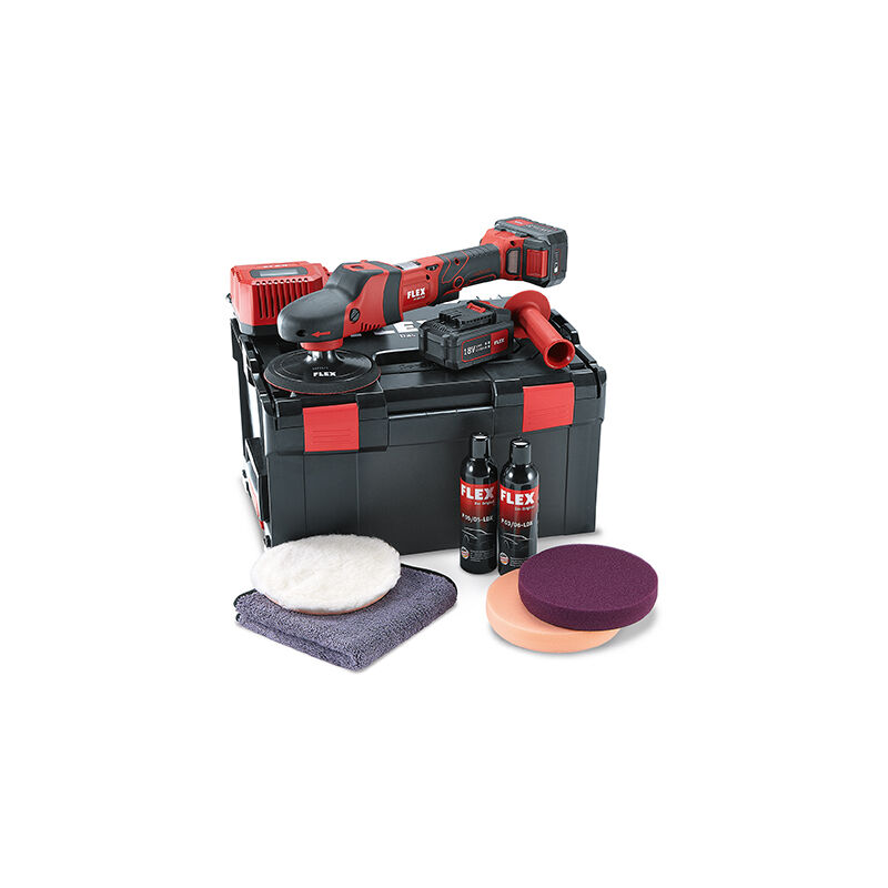 Flex - Pulidora rotativa sin cable pe 150 18,0-EC/5,0 P-Set 461229