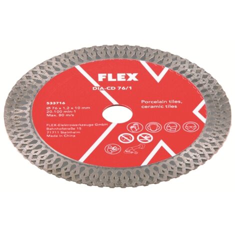 Flex Diamanttrennscheibe für Fliesen DIA-CD 76/1 für LBE 76 12-EC