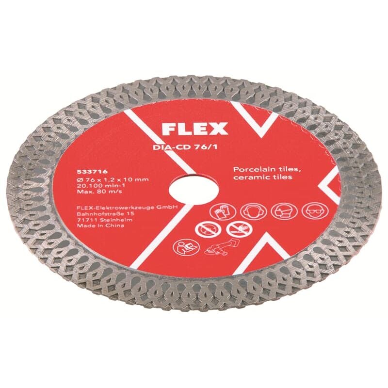 Image of Flex Diamanttrennscheibe für Fliesen DIA-CD 76/1 für LBE 76 12-EC