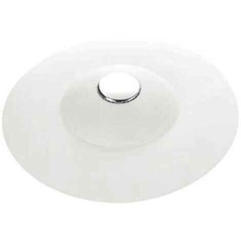 Flex Drain Stop. Bonde de baignoire et douche, avec fonction attrape-cheveux, coloris blanc