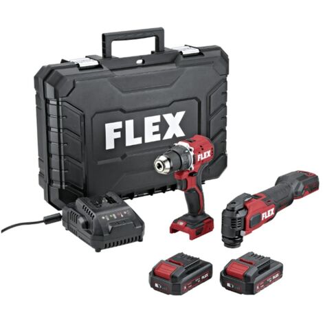 Flex Duo Pack Akku Bohrschrauber Akku Multitool DD LD+MT 18-ECTC/2.5 Set 532843