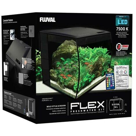 Flex Flex Aquarium 34 l Schwarz