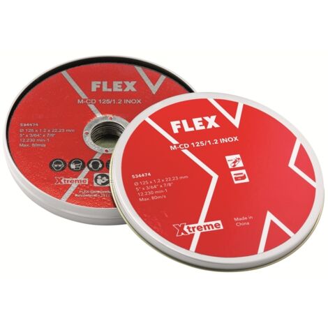 Flex Gewebe Trennscheibe für Stahl Xtreme M-CD 125/1.2 INOX VE10 Stück