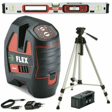 Flex Kit laser vert croix ALC 3/1-G + Trpied + Niveau ADL 60-P 497282