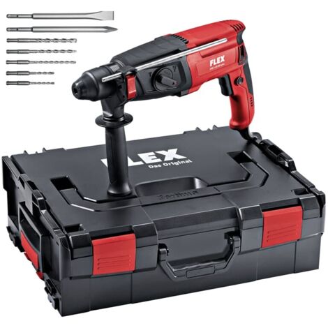 Flex Kombihammer CHE 2-28 SDS-plus SET + Bohr-/ Meißel-Set (452327)