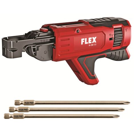 Flex Magazinvorsatz Schraubmagazinvorsatz M-DW 55 inkl. 3 Bits für DW 45 18.0-EC