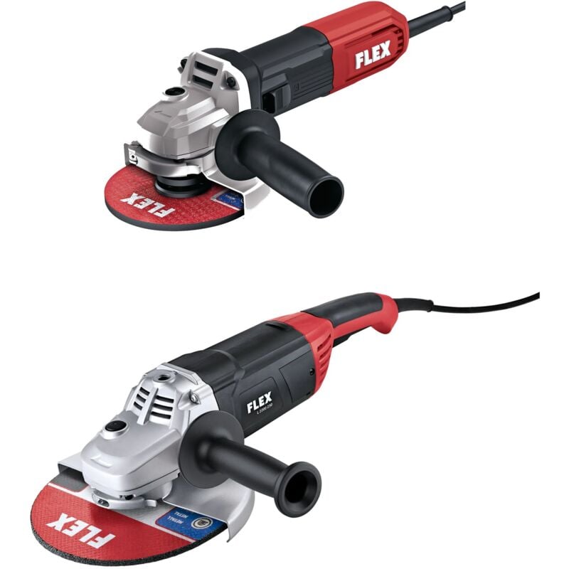 Flex Tools - Flex Meuleuse d'angle Set l 2200 230 + l 1100 125 Set 230/CEE