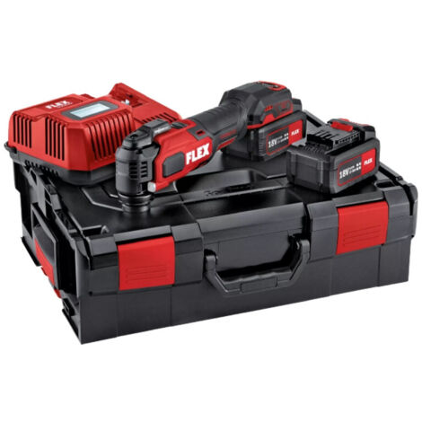 FLEX-MULTIFUNKTIONSWERKZEUG MT18.0-EC BRUSHLESS 18V 2,5AH - 2 AKKUS + LADEGERÄT + KOFFER - 531018