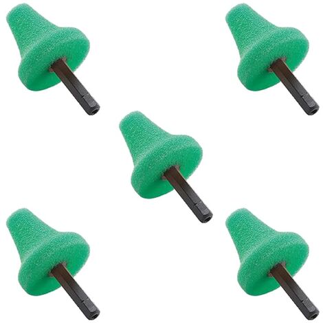 Flex Polierschwamm PK-G Grün 35 HEX 5 Stück, Kegelform 517.798