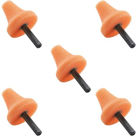 Flex Polierschwamm PK-O Orange 35 HEX 5 Stück, Kegelform 517.828