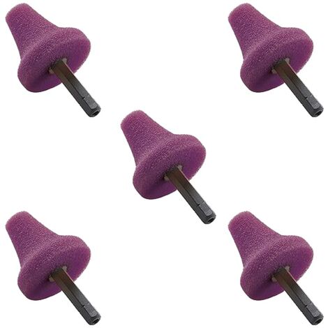 Flex Polierschwamm PK-V Violett 35 HEX 5 Stück, Kegelform 517.801