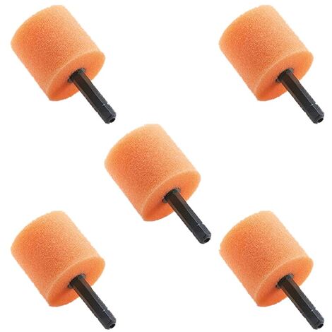 Flex Polierschwamm PZ-O Orange 35 HEX 5 Stück, Zylinderform 517.771