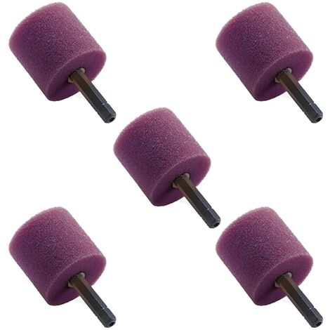 Flex Polierschwamm PZ-V Violett 35 HEX 5 Stück, Zylinderform 517.763