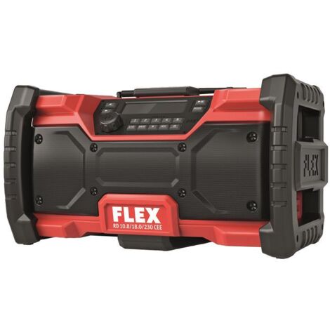 Flex Power Tools 518255 RD 10.8/18.0/230 Cordless Radio 240V & Li-ion Bare Unit FLXRD1018N