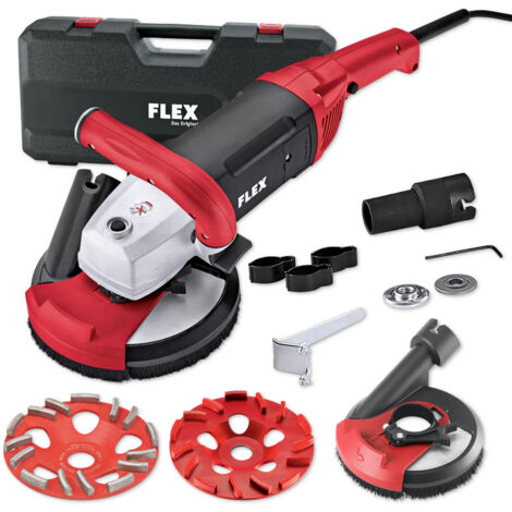FLEX Sanierungsschleifer 150mm LD 18-7 150 R, Kit E-Jet Haube 2x Diamantscheibe