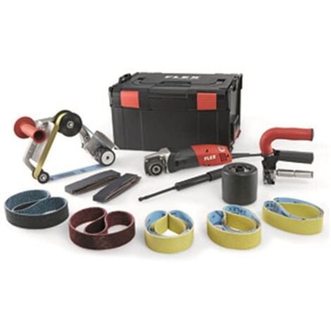 Flex Satiniermaschine und Rohrbandschleifer TRINOXFLEX BSE 14-3 Inox Set