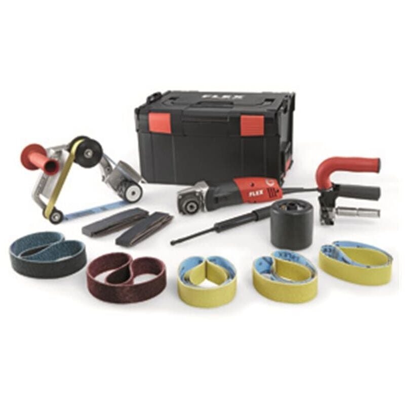 Image of Satiniermaschine und Rohrbandschleifer trinox bse 14-3 Inox Set - Flex